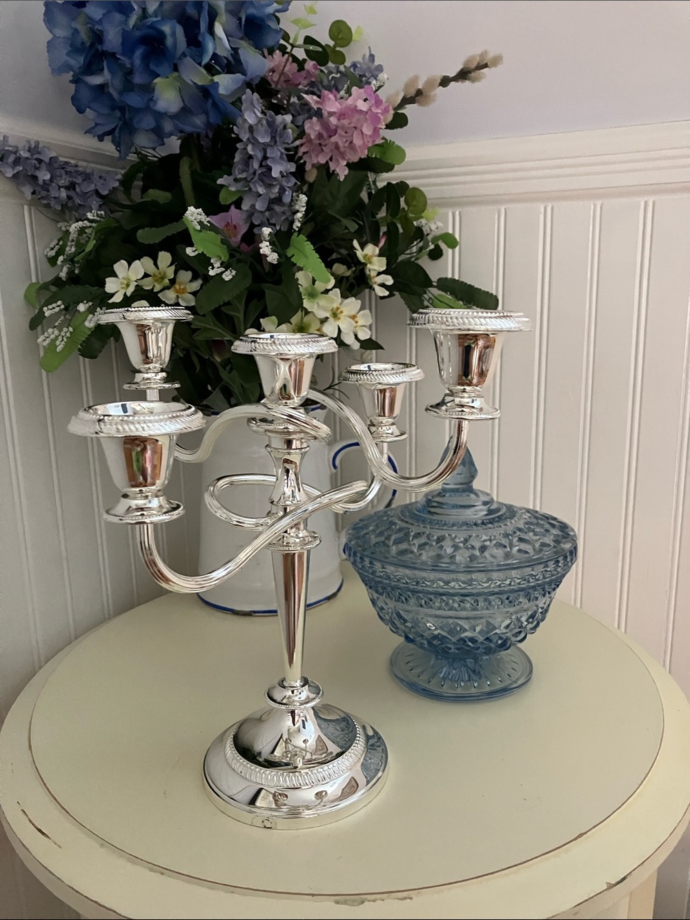 Vintage Mayfair 5 arm Candleabra made in England